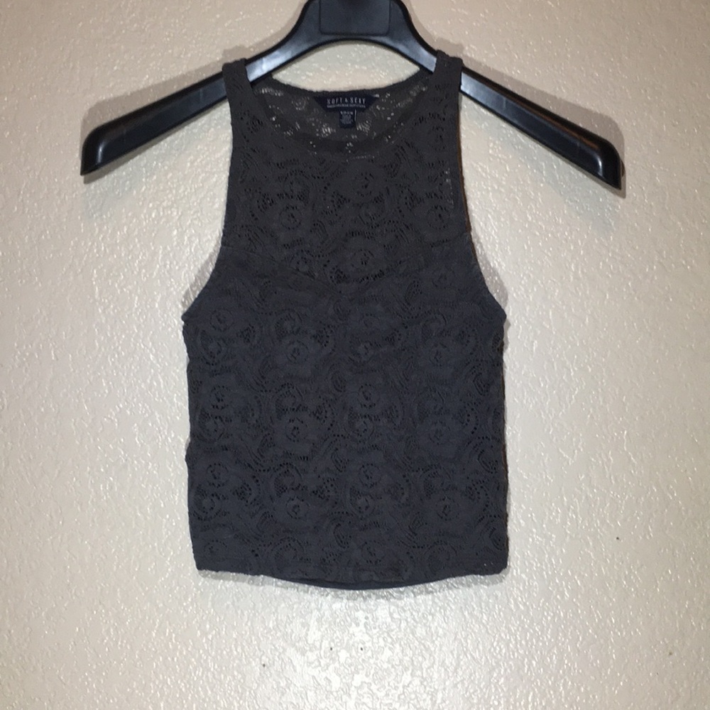 Laced Razorback Tank Top